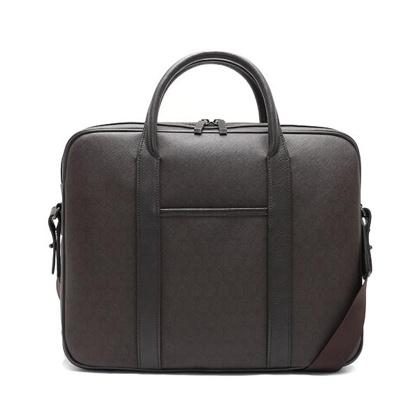 信頼 ダンヒル ウィンザー ビジネスバック ショルダー ブラウン 本革