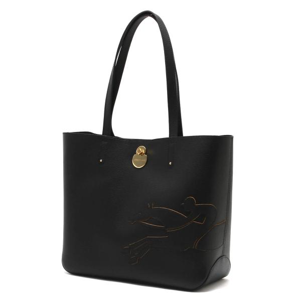 LONGCHAMP トートバック レザーブラック Le Pliage Xtra M トートバッグ ブラック - レザー | ロンシャン JP