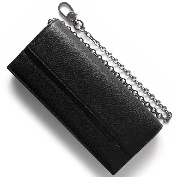 BVLGARI（ブルガリ） 長財布 財布 メンズ オクト レザー ブラック