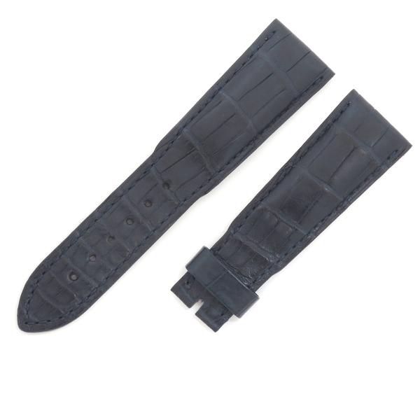 専用！ブレゲ ネイビー クロコベルト 幅21mm 美品 ブレゲ 腕時計パーツ クロコダイル ネイビー 未使用 純正 替え