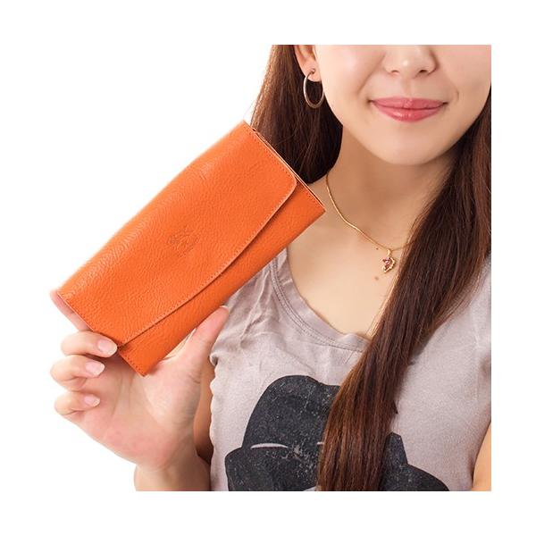 イルビゾンテ Il Bisonte 長財布 財布 メンズ ファッション レディース スタンダード オレンジ C0973 P 166 Il Bisonte Lwilc0973p166 ブランドバッグ ブルーク