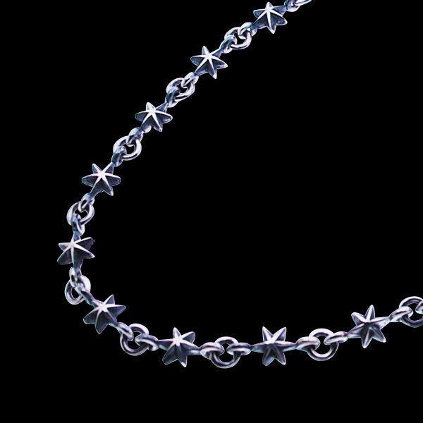 シルバーネックレス 星のチェーンネックレス グラスプスター クラウズシリーズ Blula ブルレ シルバー925 メンズ 男性用