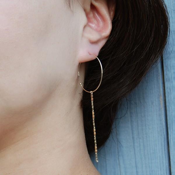 k10 フープ　ムーンフープ　ピアス LOYTO STORE｜【NINA&JULES(ニナ・エ・ジュール)】プランプ