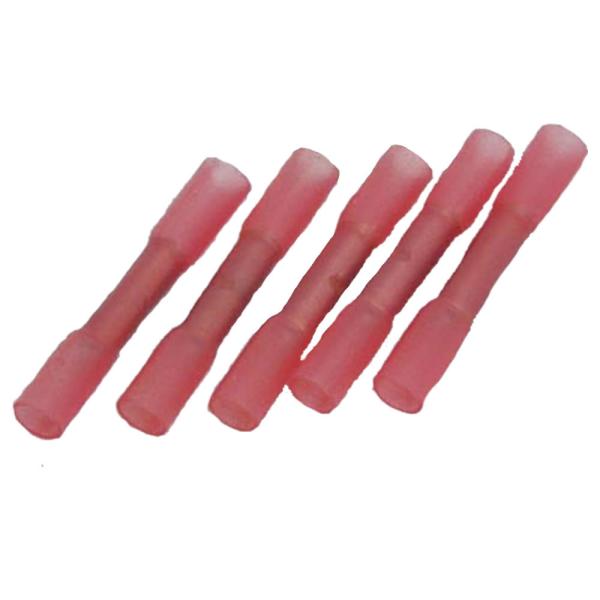 ・　防水型圧着スリーブ（５個入り）・　ホットガンで加熱することで　　樹脂がとけだし配線を防水するタイプ・　撚線：0.75〜1.25