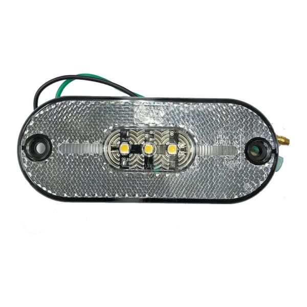 ◇　品番：1210-02◇　サイズ：縦52mm、横101mm、厚さ9mm◇　12V（24V対応）◇　左右共通形状　(1個単位での販売)※　トレーラーの灯火部分を水中へ浸すと　　ランプ内に浸水し故障の原因となります。※　こちらは2個１セットです。