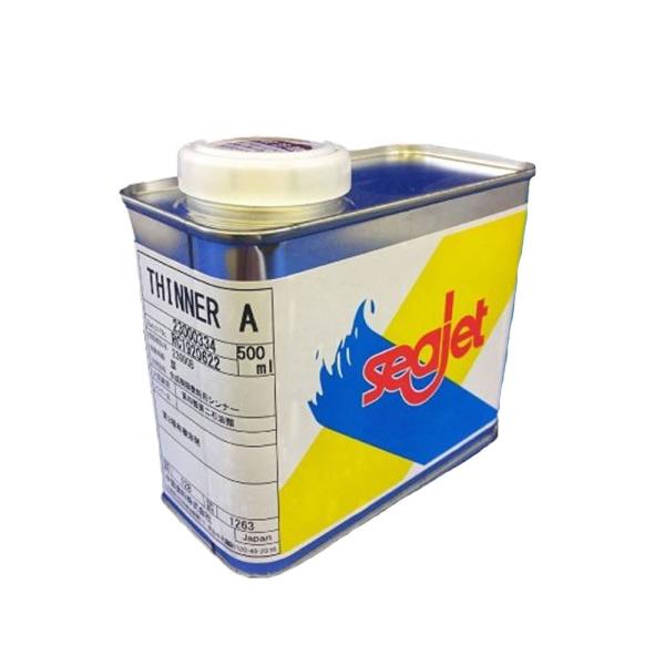 --　シージェット　専用シンナーA　--シージェットには必ずシージェット専用シンナーをご使用ください。同系統のシンナーでも製品によっては、溶解力の弱いもの、強すぎるもの、乾燥が速すぎるものなどがあり、使用時および乾燥後、塗膜に欠陥を生じる恐...