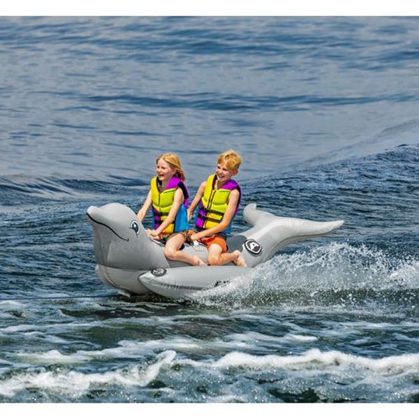 2人乗り トーイングチューブ ドルフィン （43673） : ブルー