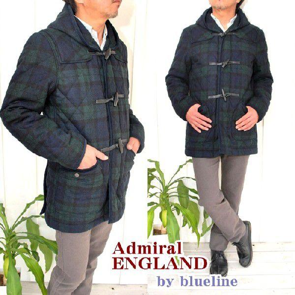 Admiral アドミラル】キルティング ダッフルコート トラッド/アイビー