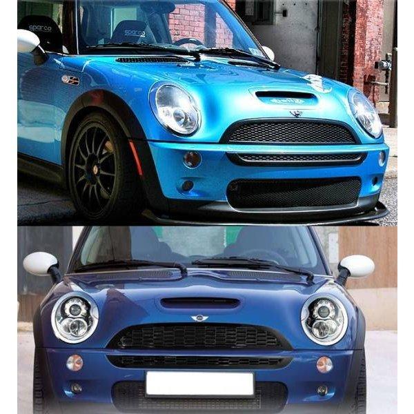 2002-2007 Mini クーパー S R50 R52 R53 ブラック メッシュ グリル