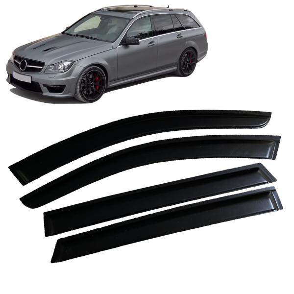 サイドバイザー メルセデスベンツ C-CLASS W204 ツーリング 2008-2014 ドアバイザー