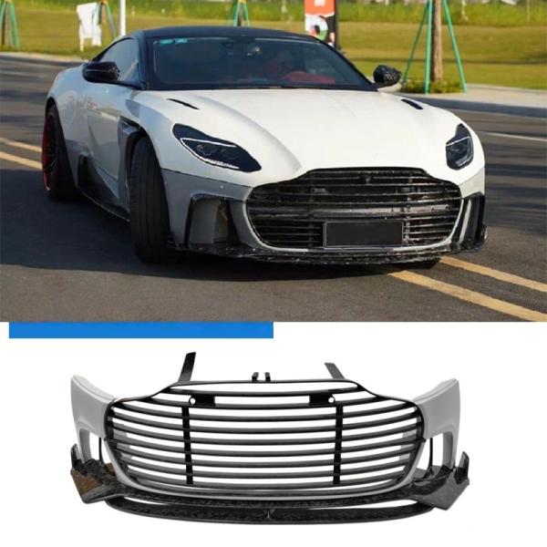 フロントバンパーセット MSY スタイル ハーフカーボン ドライカーボン アストンマーティン DB11 交換パーツ
