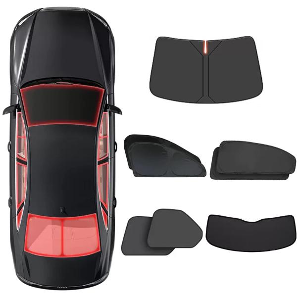 ジープ グランドチェロキー Grand Cherokee 2011-2019 車種専用設計 車窓日よけ メッシュサンシェード メッシュカーテン 日よけ 遮光カー