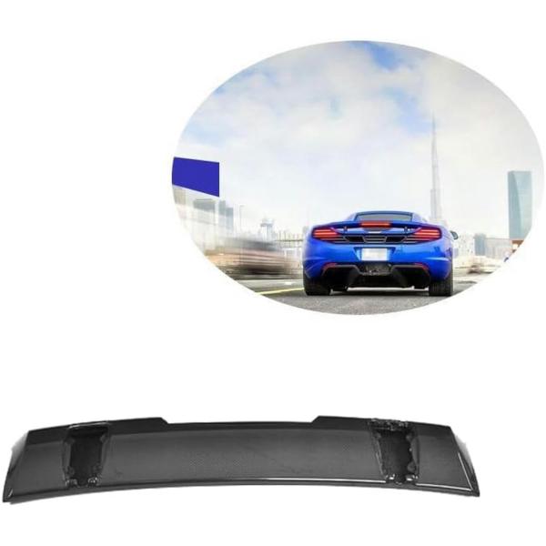 車のリアスポイラー マクラーレン Mp4-12C クーペ 2 ドア 2011 2012 2013 2014 用、トランクリップスポイラーカーボンファイバーリアス