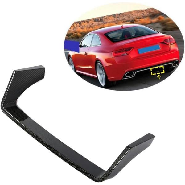 車のリアバンパーディフューザーリップアウディ Rs5 2 ドア 2012 2013 2014 2015 2016 リアスプリッタースポイラーリップカーボンファイ