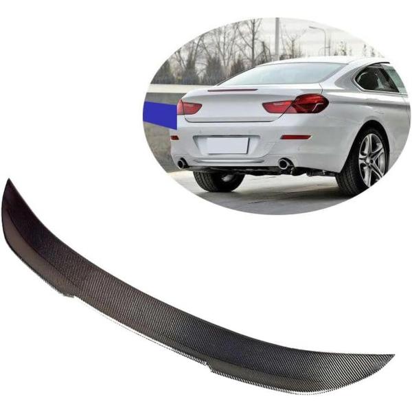 車のリアスポイラー Bmw 6 シリーズ F12 F13 F06 2012-2017 用、トランクリップスポイラーカーボンファイバーリアスポイラーウイングリップ