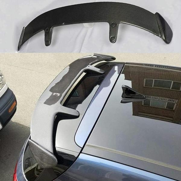 カーボンファイバー車リアスポイラー ヒュンダイ I30 2008 2009 2010 2011 2012-2019 用、車のトランクバンパースポイラー トランク