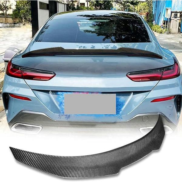 カーボンファイバー車リアスポイラー Bmw 8 シリーズ G16 840I F93 セダン 4ドア 2019-2021 用、自動トランクバンパースポイラー トラ