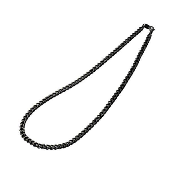 [クリックポストで全国送料無料!代金引換購入不可／配達日時指定不可]ファイテン(PHITEN) 炭化チタンチェーンネックレス 45cm　スポーツアクセサリー［0525TC666052］