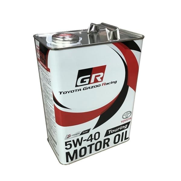 【エンジンオイル】TOYOTA GAZOO RACING(トヨタGR) 5W-40(SN PLUS)4リッター缶　【500】