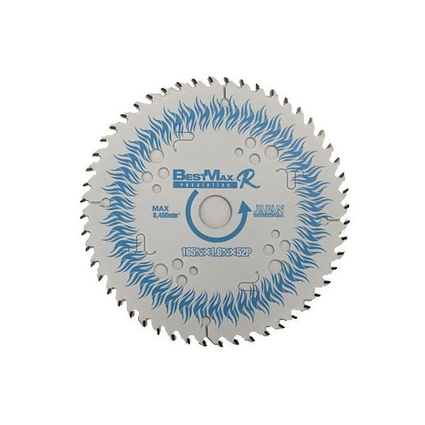 切削工具】チップソージャパン BEST MAX Revolution 一般木材/建材用 チップソー 外径165mm×刃厚1.6mm×内径20mm×刃数52P BM-165R【456】 :bm-165r:bluepeter 通販 チップソージャパン BEST MAX Revolution 165×52P BM-165R