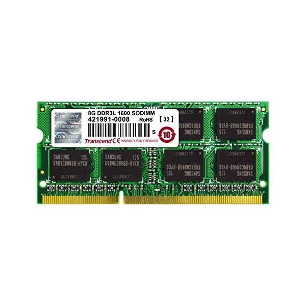 新品 Transcend DDR3L 8GB PC3L-12800 DIMM Transcend ノートPC用メモリ PC3L-12800 DDR3L 1600 8GB 1.35V (低電圧