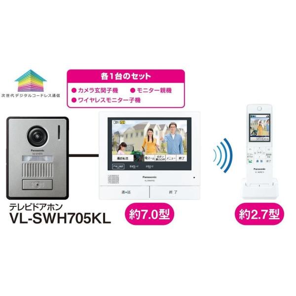 パナソニック　テレビドアホン　VL-SWH705KS 2020年製 Panasonic - パナソニック VL-SWH705KS テレビドアホン Amazon