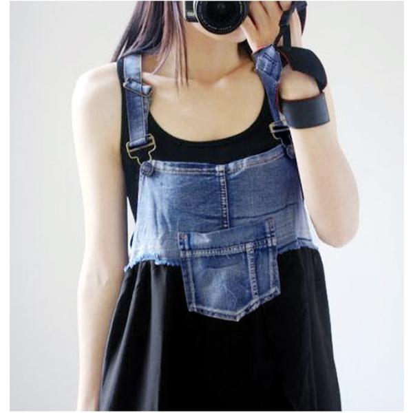 マキシ丈ワンピース マキシワンピ ノースリーブ サロペット デニム切り替えワンピース シフォン切り替えワンピース 春夏 Buyee Buyee Japanese Proxy Service Buy From Japan Bot Online