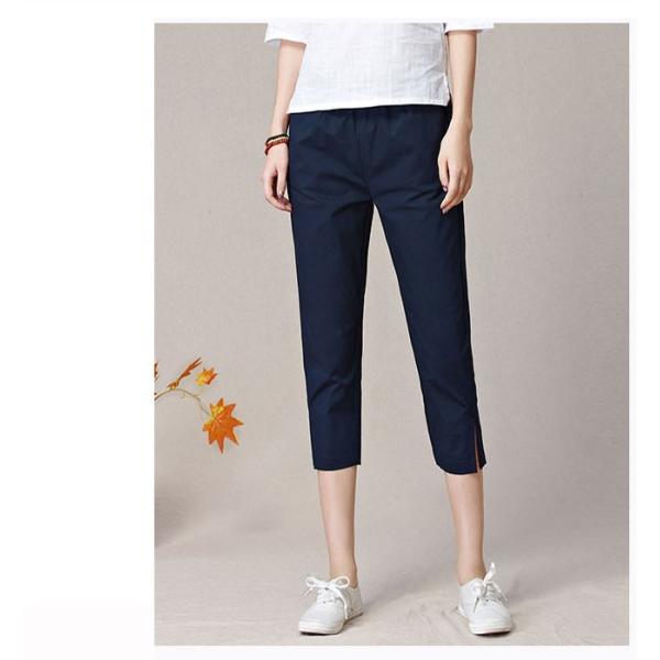 クロップドパンツ レディース 7分丈 無地 リネン 大きいサイズ ワイドパンツ ボトムス ゆったり カジュアル 春 夏 Buyee Buyee Japanese Proxy Service Buy From Japan Bot Online