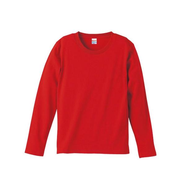 Tシャツ メンズ レディース 長袖 無地 Uネック 綿 綿100 大きい 厚手 シャツ Tシャツ スポーツ ブランド トップス クルーネック 丈夫 男 女 S M L 2l 3l 赤 色 Ap 5010 01 Rd ブルースタイル Yahoo 店 通販 Yahoo ショッピング