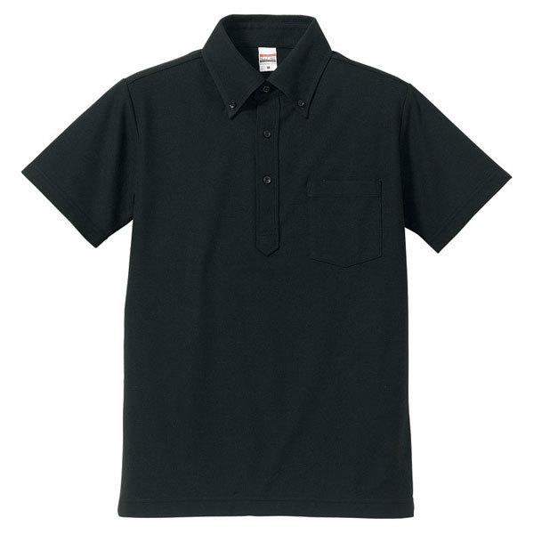 ポロシャツ メンズ レディース 半袖 シャツ ブランド ドライ 無地 大きい 小さい Uvカット スポーツ 鹿の子 男 女 消臭 速乾 Xs S M L 2l 3l 4l 5l ポケット 黒 Ap 5051 01 Bk ブルースタイル Yahoo 店 通販