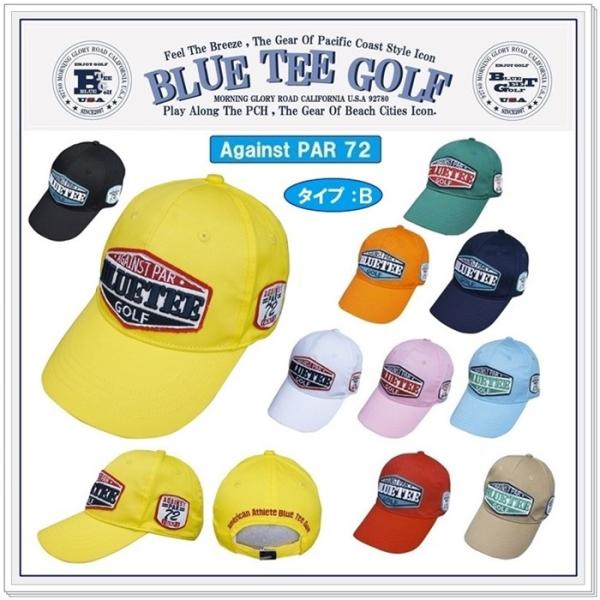 ブルーティーゴルフ　ＢＬＵＥ　ＴＥＥ　ＧＯＬＦ　【Ａｇａｉｎｓｔ　ＰＡＲ　７２：タイプ-Ｂ】　オリジナル　コットンキャップ