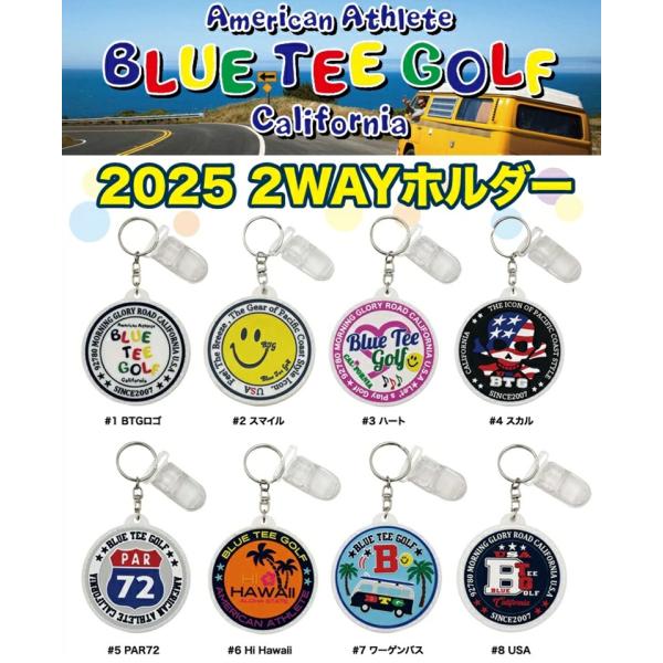 【ネコポス便対応】☆2025ニューモデル入荷♪BLUE TEE GOLF California ”パターカバーホルダー （グローブホルダー兼用）”