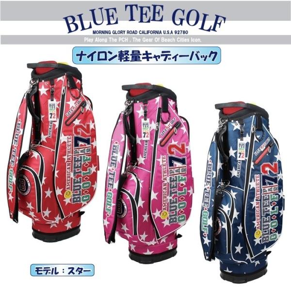 新品 ブルーティーゴルフPCHシリーズ スタンド キャディーバッグ ９型 ブルーティーゴルフ【パーム プリント柄 - NEW PCHシリーズ】 スタンド