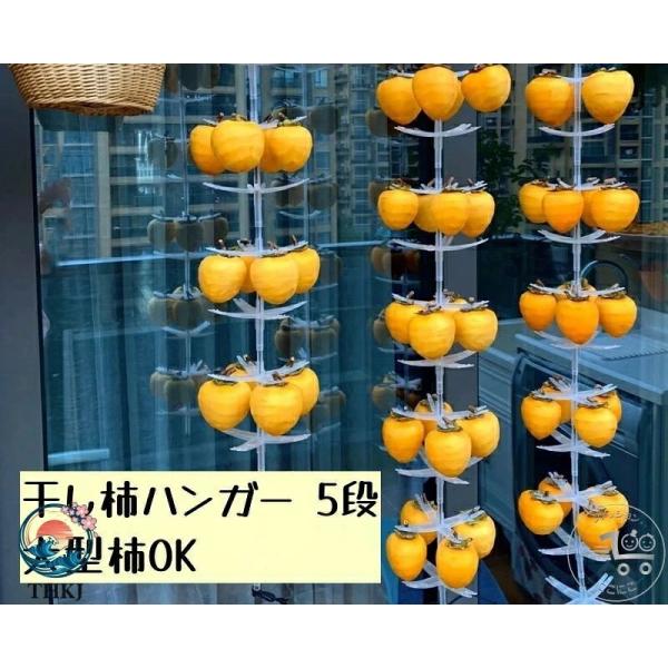 干し柿ハンガー 5 段 大型柿 OK 干柿吊るし具