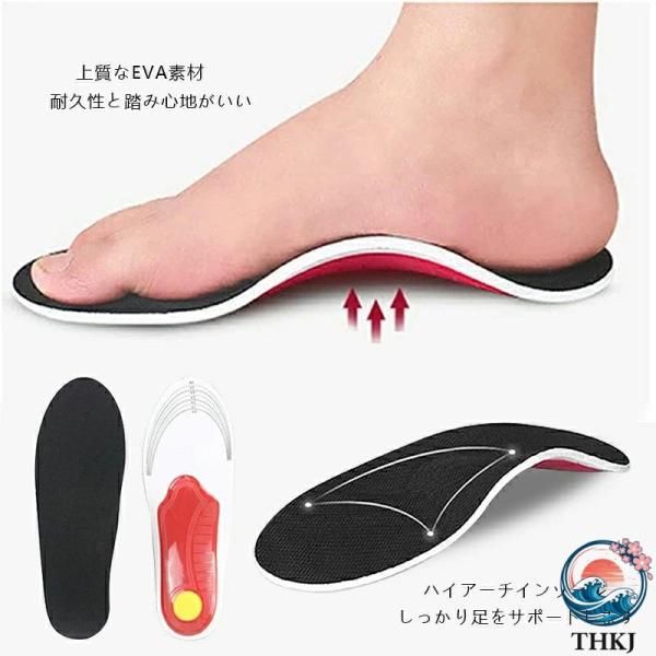 インソール 中敷き 2 のサイズ アーチサポーター パッド 扁平足用 通気性と快適性 柔らかく足に近い 軽量 人間工学 疲労軽減 ハニカム滑り止め 抗菌 柔らかい 足