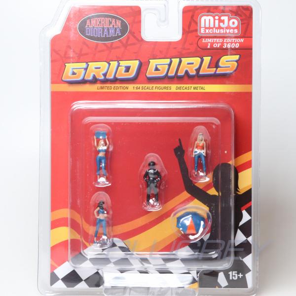 アメリカン ジオラマ 1/64 フィギア グリッド ガールズ American