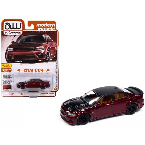 autoworld 1/64 ダッジ チャージャー SRT ヘルキャット レッド