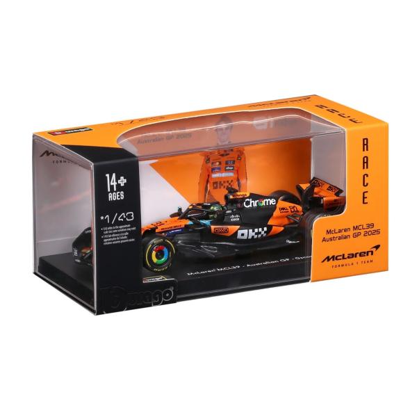 Bburago（ブラーゴ） 1/43 マクラーレン F1 MCL39 #81 オスカー