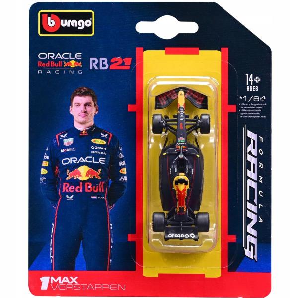 Bburago（ブラーゴ） 1/64 レッドブル F1 RB21 #1 マックス