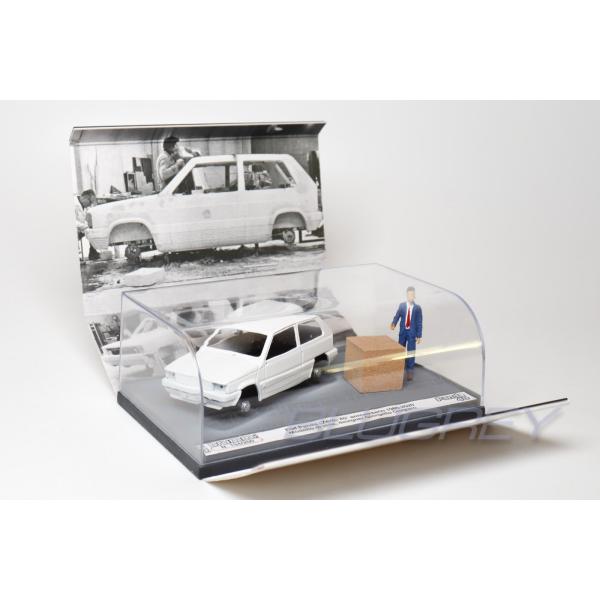 ブルム 1/43 フィアット パンダ ゼロ 1978 デザイナー ジウジアーロ フィギア付き BRUMM FIAT PANDA ZERO G.GIUGIARO 限定200台
