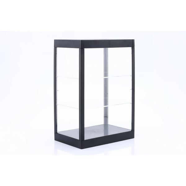 アクリル ディスプレイ ボックス 3段 ブラック LED