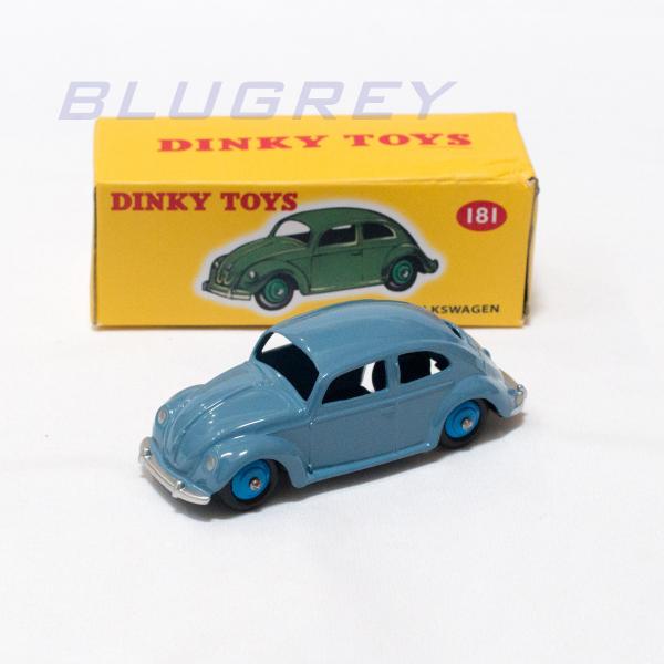 DINKY TOYS 1/43 フォルクスワーゲン ビートル ブルー Volkswagen Beetle Blue 復刻版 ミニカー 181  :dt181:BLUGREY(ブラグレー)モデルカーショップ 通販 