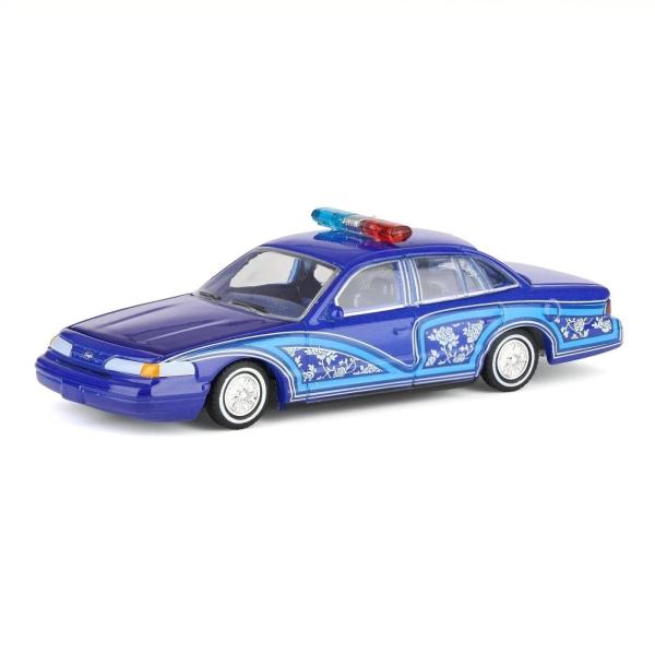 グリーンライト 1/64 フォード クラウン ビクトリア ローライダー 1992 ブルー Greenlight Ford Crown Victoria Lowrider