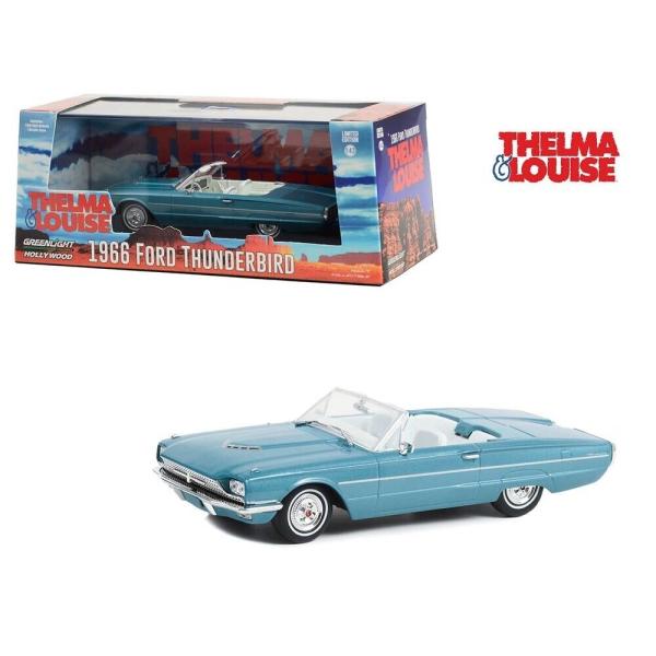 グリーンライト 1/43 フォード サンダーバード 1966 テルマ ＆ ルイーズ GREENLIGHT FORD THUNDERBIRD THELMA &amp; LOUISE ミニカー