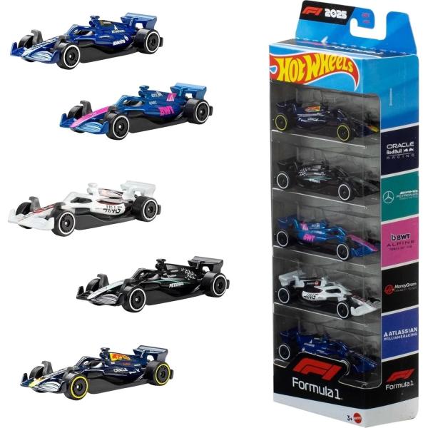 ホットウィール 1/64 Formula 1 2025 5台セットHot Wheels F1 Racing ミニカー