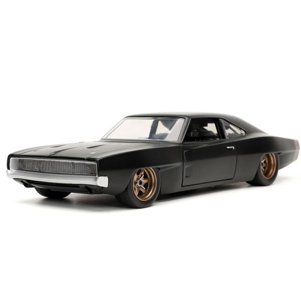 JADA TOYS 1/24 ダッジ チャージャー 1968 ワイルドスピード9 ドム マットブラック Fast &amp; Furious 9 Dodge Charger Widebody 32614