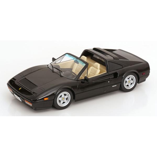 KK-Scale 1/18 フェラーリ 328 GTS USバージョン 1985 ブラック マイアミバイス Ferrari Miami Vice