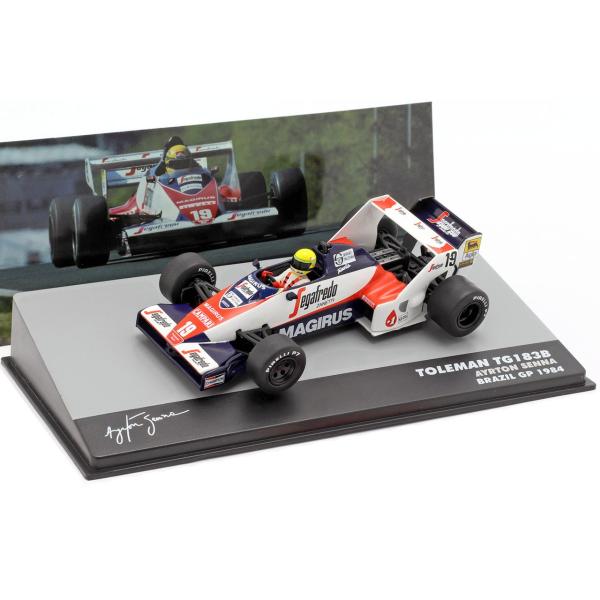 1/43 トールマン TG183B ウェザリング仕様 A.セナ PMA 1/43 ミニチャンプス トールマン TG183B ハート ターボ 1984 A