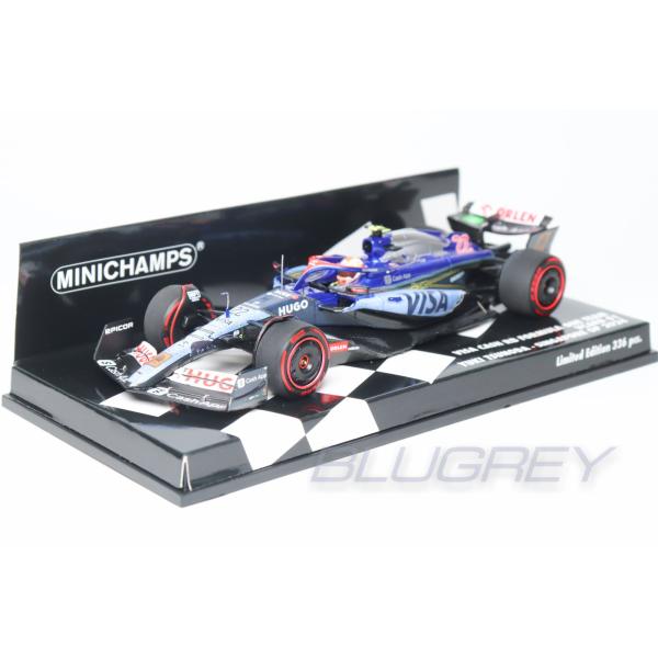 ミニチャンプス 1/43 ビザ キャッシュ App RB F1 VCARB 01 #22 角田裕毅 シンガポールGP 2024 MINICHAMPS