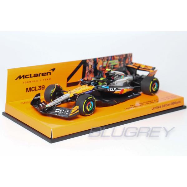 ミニチャンプス 1/43 マクラーレン MCL39 #4 ランド・ノリス イギリスGP 2025 優勝 Minichamps McLaren レジンモデル